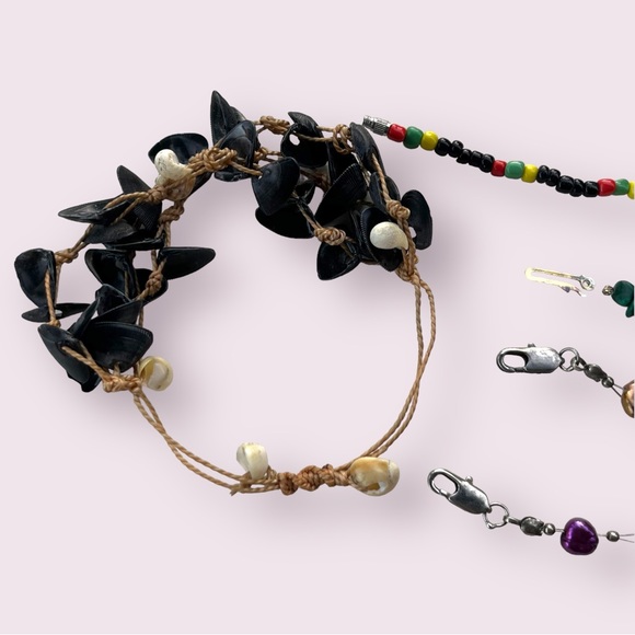 Retro Bracelets Colourful Gemstone Boho Jewelry Lot - Picture 10 of 13